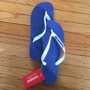 NWT Men’s Blue Havaiana’s Flip Flops, Size 10/11